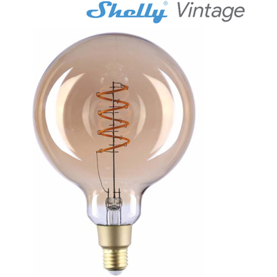 ELVHX - Shelly Vintage G125 | Smart Filament Dimming G125 4W E27 2700K 260LM 360⁰