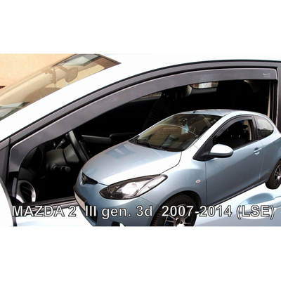 MAZDA 2 3D 2007-2014 ΗΛΕΚΤΡΙΚΑ ΠΑΡΑΘΥΡΑ ΖΕΥΓΑΡΙ ΑΝΕΜΟΘΡΑΥΣΤΕΣ ΑΠΟ ΕΥΚΑΜΠΤΟ ΦΙΜΕ ΠΛΑΣΤΙΚΟ HEKO - 2 ΤΕΜ.