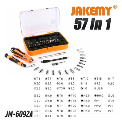 Κατσαβίδια με σετ μυτών JAKEMYJ M-6092A
