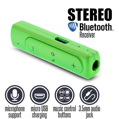 Stereo Bluetooth Πέτου χωρίς ακουστικά Green