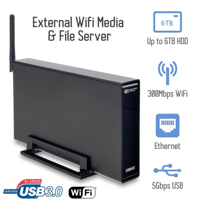 External Wifi Media & File Server