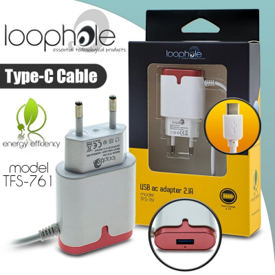 LOOPHOLE AC Adapter Type-C RED