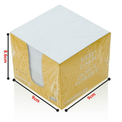 Κύβος με 1000 Χαρτάκια Σημειώσεων (Κίτρινη Θήκη) 9x9cm