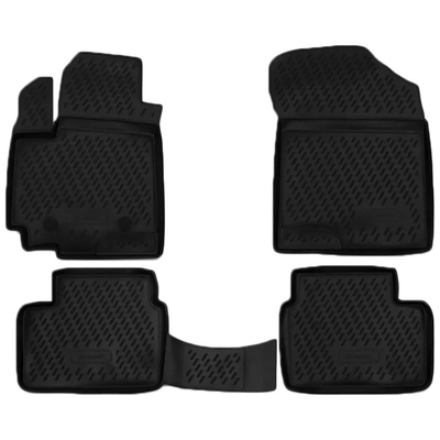 SUZUKI SWIFT 5D 2010-2017  ΜΑΡΚΕ ΠΑΤΑΚΙΑ ΣΕ ΣΚΑΦΗ TPE ΛΑΣΤΙΧΟ ΣΕ ΜΑΥΡΟ ΧΡΩΜΑ NOVLINE - 4 ΤΕΜ.​