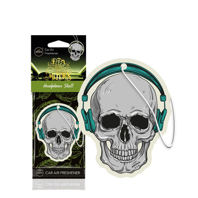 ΑΡΩΜΑΤΙΚΟ ΚΡΕΜΑΣΤΟ AROMA CAR MUERTOS HEADPHONES SKULL ΑMiO - 1 TEM.