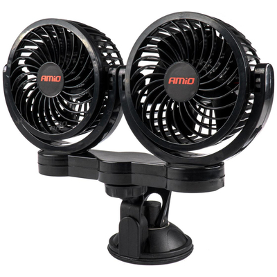 ΑΝΕΜΙΣΤΗΡΑΣ ΔΙΠΛΟΣ 12V 2χ4''(10,8cm) ΜΕ ΦΙΣ ΑΝΑΠΤΗΡΑ/2 ΤΑΧΥΤΗΤΩΝ/ ΜΕ ΒΕΝΤΟΥΖΑ PRO SERIES ΑMiO - 1 TEM.