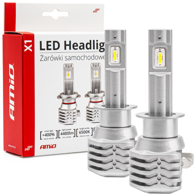 ΛΑΜΠΕΣ LED X1 SERIES H1 10-16V 40W 6.500K 4400lm +400% ΑMiO - 2 TEM.