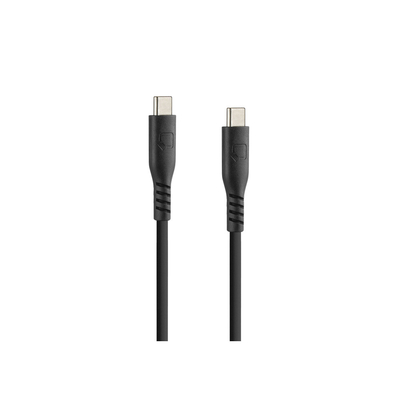 ΚΑΛΩΔΙΟ ΦΟΡΤΙΣΗΣ USB TYPE C > TYPE C 3000mA/60W (PD POWER DELIVERY) ΣΙΛΙΚΟΝΗΣ ΜΑΥΡΟ 150cm OPTILINE​​ LAMPA - 1 TEM.