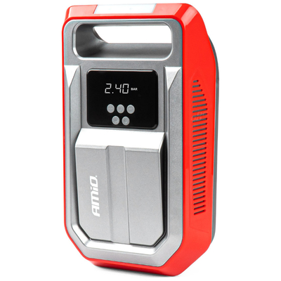 ΚΟΜΠΡΕΣΕΡ ΑΕΡΑ ΕΛΑΣΤΙΚΩΝ 12V 120W 140psi 10bar ΜΕ ΦΙΣ ΑΝΑΠΤΗΡΑ LED ΦΑΚΟ ΚΑΙ ΟΘΟΝΗ LCD ΑMiO - 1 TEM.