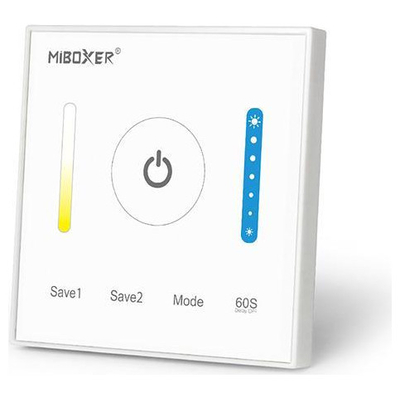 DIMMER ΧΩΝΕΥΤΟ ΓΙΑ ΤΑΙΝΙΑ LED CCT 15A 2 ΚΑΝΑΛΙΑ DC12V/180W 24V/360W