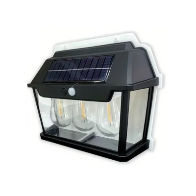 Ηλιακό φωτιστικό LED εξωτερικού χώρου με αισθητήρα κίνησης - 999-3W - 374455