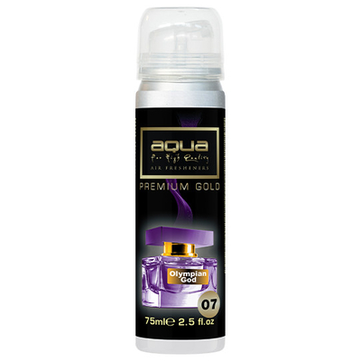 ΑΡΩΜΑΤΙΚΟ ΑΥΤΟΚΙΝΗΤΟΥ ΣΕ ΣΠΡΕΙ (SPRAY) ΜΕ ΑΡΩΜΑ OLYMPIAN GOD PREMIUM GOLD SERIES 75ml AQUA - 1 TEM.