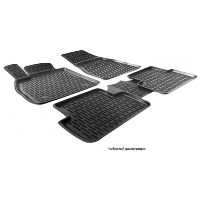PORSCHE CAYENNE II 5D 2010+ ΠΑΤAKIA ΜΑΡΚE ΛΑΣΤΙΧΟ ΣΚΑΦΑΚΙΑ (ΜΑΥΡΟ) PERFLEX -4 ΤΕΜ.