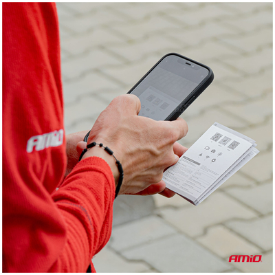 ΚΑΜΕΡΑ ΟΠΙΣΘΟΠΟΡΕΙΑΣ 12V ΑΣΥΡΜΑΤΗ (WIFI)  ΜΕ ΔΥΝΑΤΟΤΗΤΑ ΣΥΝΔΕΣΗΣ  ΣΕ SMARTPHONE (IOS/ANDROID) HD-410 ΑMiO - 1 TEM.