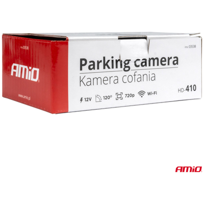 ΚΑΜΕΡΑ ΟΠΙΣΘΟΠΟΡΕΙΑΣ 12V ΑΣΥΡΜΑΤΗ (WIFI)  ΜΕ ΔΥΝΑΤΟΤΗΤΑ ΣΥΝΔΕΣΗΣ  ΣΕ SMARTPHONE (IOS/ANDROID) HD-410 ΑMiO - 1 TEM.