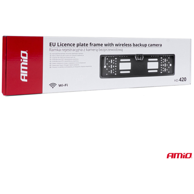 ΚΑΜΕΡΑ ΟΠΙΣΘΟΠΟΡΕΙΑΣ 12V ΑΣΥΡΜΑΤΗ (WIFI)  ΜΕ ΔΥΝΑΤΟΤΗΤΑ ΣΥΝΔΕΣΗΣ  ΣΕ SMARTPHONE (IOS/ANDROID) HD-410 ΑMiO - 1 TEM.