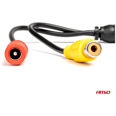 ΚΑΜΕΡΑ ΟΠΙΣΘΟΠΟΡΕΙΑΣ 12V ΜΕ ΑΙΣΘΗΤΗΡΑ ΣΤΑΘΜΕΥΣΗΣ/ ΒΟΜΒΗΤΗ ΗΧΟΥ ΚΑΙ ΦΩΣ LED ΓΙΑ ΝΥΧΤΕΡΙΝΗ ΛΗΨΗ 720pHD ΑMiO - 1 TEM.