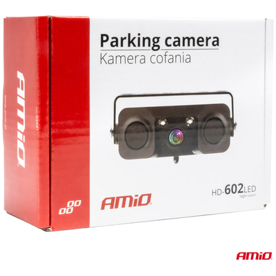 ΚΑΜΕΡΑ ΟΠΙΣΘΟΠΟΡΕΙΑΣ 12V ΜΕ ΑΙΣΘΗΤΗΡΑ ΣΤΑΘΜΕΥΣΗΣ/ ΒΟΜΒΗΤΗ ΗΧΟΥ ΚΑΙ ΦΩΣ LED ΓΙΑ ΝΥΧΤΕΡΙΝΗ ΛΗΨΗ 720pHD ΑMiO - 1 TEM.