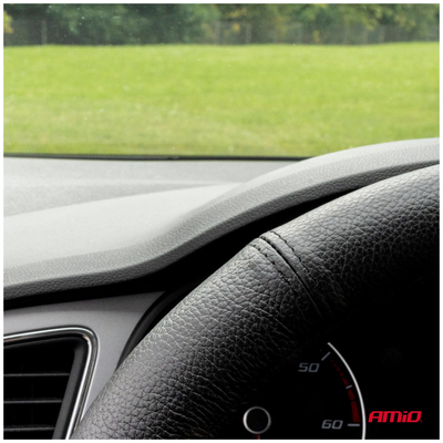 ΚΑΛΥΜΜΑ ΤΙΜΟΝΙΟΥ ΔΕΡΜΑΤΙΝΟ XXL 42-44CM ΜΑΥΡΟ AMIO - 1 ΤΕΜ.