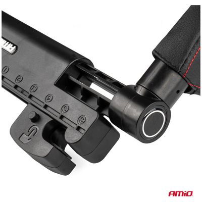 ΠΡΟΣΚΕΦΑΛΟ ΑΥΤΟΚΙΝΗΤΟΥ ΡΥΘΜΙΖΟΜΕΝΟ ΓΙΑ ΣΤΗΡΙΞΗ ΑΥΧΕΝΑ ΣΕ ΜΑΥΡΟ ΧΡΩΜΑ ΑΠΟ ΔΕΡΜΑΤΙΝΗ  ΑMiO - 1 TEM.