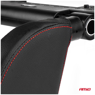 ΠΡΟΣΚΕΦΑΛΟ ΑΥΤΟΚΙΝΗΤΟΥ ΡΥΘΜΙΖΟΜΕΝΟ ΓΙΑ ΣΤΗΡΙΞΗ ΑΥΧΕΝΑ ΣΕ ΜΑΥΡΟ ΧΡΩΜΑ ΑΠΟ ΔΕΡΜΑΤΙΝΗ  ΑMiO - 1 TEM.