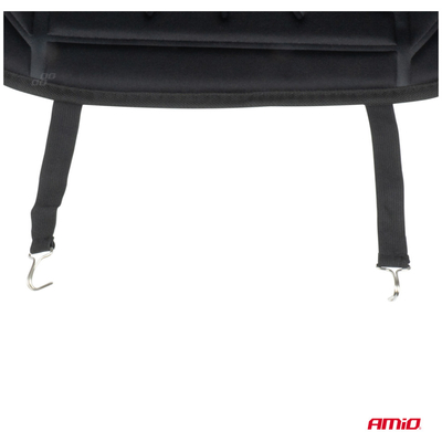 ΠΛΑΤΟΚΑΘΙΣΜΑ ΘΕΡΜΑΙΝΟΜΕΝΟ 12V 98x50cm ΑΦΡΩΔΕΣ ΥΛΙΚΟ ΚΑΙ ΥΦΑΣΜΑ ΜΑΥΡΟ AMIO - 1 ΤΕΜ.