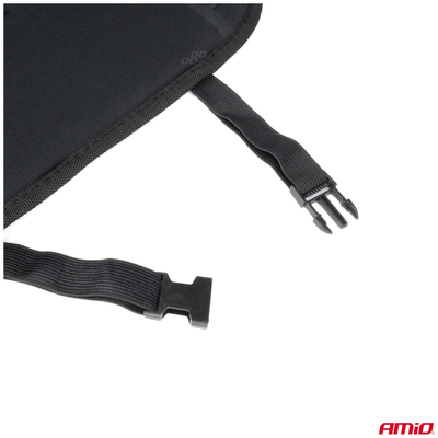 ΠΛΑΤΟΚΑΘΙΣΜΑ ΘΕΡΜΑΙΝΟΜΕΝΟ 12V 98x50cm ΑΦΡΩΔΕΣ ΥΛΙΚΟ ΚΑΙ ΥΦΑΣΜΑ ΜΑΥΡΟ AMIO - 1 ΤΕΜ.