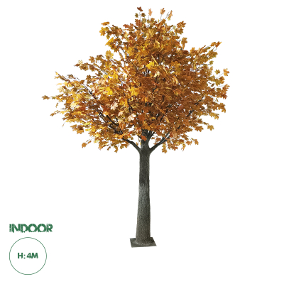 GloboStar® Artificial Garden ACER RUBRUM SYCAMORE TREE 20437 Τεχνητό Διακοσμητικό Δέντρο Κόκκινος Σφένδαμος Υ400cm