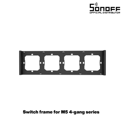 GloboStar® 80086 SONOFF SwitchMan M5-80 Wall Frame 4 Way - L29.9 X W8.6 X H1.48CM