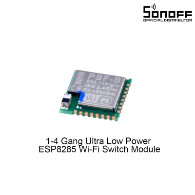 GloboStar® 80110 SONOFF PSF-B-1C ESP8285 Wi-Fi 2.4GHz Switch Module 1 Way