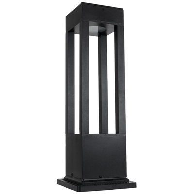 GloboStar® HONEYBEE 90537 Αυτόνομο Ηλιακό Φωτιστικό Κήπου - Κολωνάκι Αρχιτεκτονικού Φωτισμού Εξωτερικού Χώρου LED 10W 330lm 120° με Ενσωματωμένο Φωτοβολταϊκό Panel 6V 2W & Επαναφορτιζόμενη Μπαταρία Li-ion 3.2V 1800mAh με Αισθητήρα Ημέρας-Νύχτας - Αδιάβροχο IP65 - Σώμα Αλουμινίου & ABS - Μ20 x Π20 x Υ60cm - Εναλλαγή Φωτισμού μέσω Τηλεχειριστηρίου All In One Ψυχρό 6000K+Φυσικό 4500K+Θερμό 2700K Dimmable - Μαύρο - 2 Χρόνια Εγγύηση