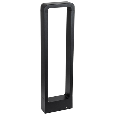 GloboStar® BACKYARD 90546 Φωτιστικό Κήπου - Κολωνάκι Αρχιτεκτονικού Φωτισμού Εξωτερικού Χώρου LED 15W 1500lm 120° AC 220-240V - Αδιάβροχο IP65 - Σώμα Αλουμινίου & ABS - Μ16 x Π5.5 x Υ58cm - Θερμό Λευκό 2700K - Μαύρο - 2 Χρόνια Εγγύηση