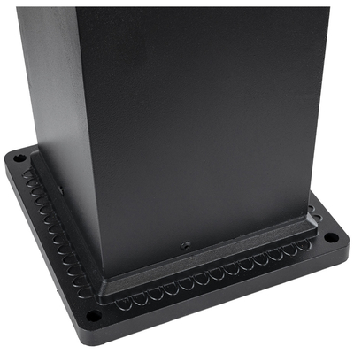 GloboStar® HONEYBEE 90541 Φωτιστικό Κήπου - Κολωνάκι Αρχιτεκτονικού Φωτισμού Εξωτερικού Χώρου LED 15W 1500lm 120° AC 220-240V - Αδιάβροχο IP65 - Σώμα Αλουμινίου & ABS - Μ20 x Π20 x Υ60cm - Θερμό Λευκό 2700K - Μαύρο - 2 Χρόνια Εγγύηση