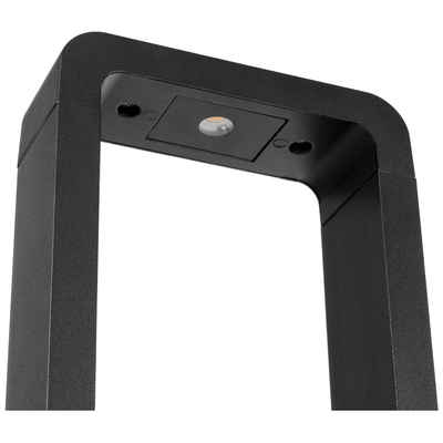 GloboStar® BACKYARD 90546 Φωτιστικό Κήπου - Κολωνάκι Αρχιτεκτονικού Φωτισμού Εξωτερικού Χώρου LED 15W 1500lm 120° AC 220-240V - Αδιάβροχο IP65 - Σώμα Αλουμινίου & ABS - Μ16 x Π5.5 x Υ58cm - Θερμό Λευκό 2700K - Μαύρο - 2 Χρόνια Εγγύηση