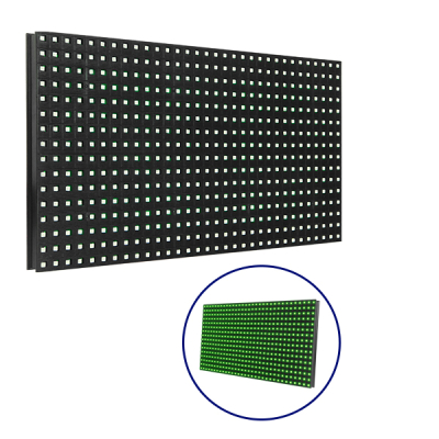 Ανταλλακτικό Panel Module P10 SMD 2835 32x16cm για Κυλιόμενη Πινακίδα LED Πράσινο Αδιάβροχο IP65 GloboStar 91101
