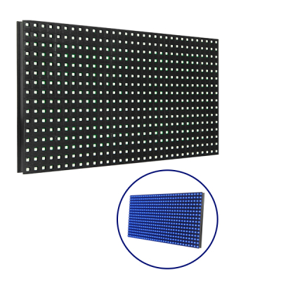 Ανταλλακτικό Panel Module P10 SMD 2835 32x16cm για Κυλιόμενη Πινακίδα LED Μπλε Αδιάβροχο IP65 GloboStar 91103
