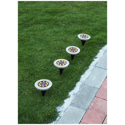 GloboStar® 71503 Αυτόνομο Ηλιακό Φωτιστικό Κήπου LED SMD 3W 170lm με Ενσωματωμένη Μπαταρία 600mAh - Φωτοβολταϊκό Πάνελ με Αισθητήρα Ημέρας-Νύχτας Αδιάβροχο IP65 Θερμό Λευκό 3000K