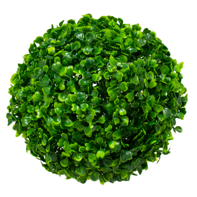 GloboStar® 78502 Artificial - Συνθετικό Τεχνητό Διακοσμητικό Φυτό Θάμνος Πυξάρι Πράσινο Φ23cm