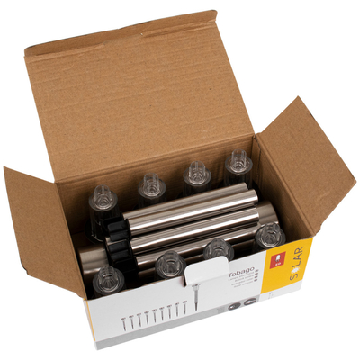 GloboStar® 71521-10 ΣΕΤ 10 Τεμαχίων Αυτόνομα Ηλιακά Φωτιστικά LED SMD 1W 100lm με Ενσωματωμένη Μπαταρία 600mAh - Φωτοβολταϊκό Πάνελ με Αισθητήρα Ημέρας-Νύχτας Αδιάβροχο IP65 Φανάρι Κήπου Στρογγυλό Θερμό Λευκό 3000K