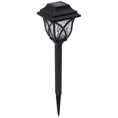 GloboStar® 85702 ΣΕΤ 6 Τεμαχίων Αυτόνομα Ηλιακά Φωτιστικά LED SMD 1W 100lm με Ενσωματωμένη Μπαταρία 600mAh - Φωτοβολταϊκό Πάνελ με Αισθητήρα Ημέρας-Νύχτας Αδιάβροχο IP65 Φανάρι Κήπου Τετράγωνο Θερμό Λευκό 3000K