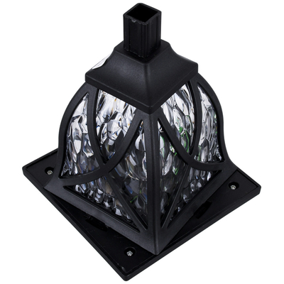 GloboStar® 85703 ΣΕΤ 6 Τεμαχίων Αυτόνομα Ηλιακά Φωτιστικά LED SMD 1W 100lm με Ενσωματωμένη Μπαταρία 600mAh - Φωτοβολταϊκό Πάνελ με Αισθητήρα Ημέρας-Νύχτας Αδιάβροχο IP65 Φανάρι Κήπου Τετράγωνο Λευκό Λευκό 6000K