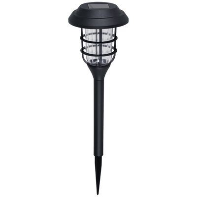 GloboStar® 85704 ΣΕΤ 6 Τεμαχίων Αυτόνομα Ηλιακά Φωτιστικά LED SMD 1W 100lm με Ενσωματωμένη Μπαταρία 250mAh - Φωτοβολταϊκό Πάνελ με Αισθητήρα Ημέρας-Νύχτας Αδιάβροχο IP65 Φανάρι Κήπου Στρογγυλό Θερμό Λευκό 3000K