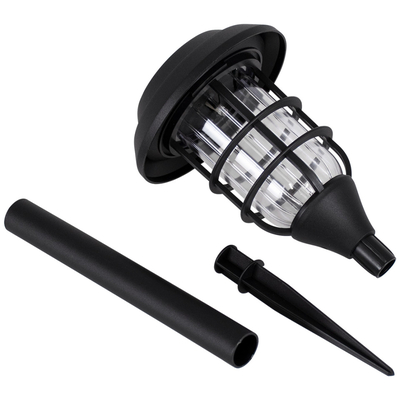 GloboStar® 85704 ΣΕΤ 6 Τεμαχίων Αυτόνομα Ηλιακά Φωτιστικά LED SMD 1W 100lm με Ενσωματωμένη Μπαταρία 250mAh - Φωτοβολταϊκό Πάνελ με Αισθητήρα Ημέρας-Νύχτας Αδιάβροχο IP65 Φανάρι Κήπου Στρογγυλό Θερμό Λευκό 3000K