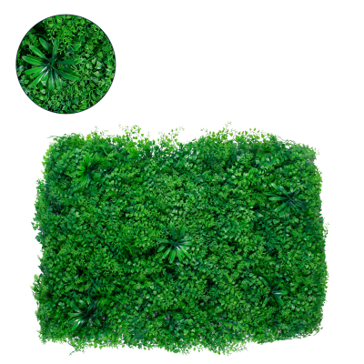 GloboStar® 78435 Artificial - Συνθετικό Τεχνητό Διακοσμητικό Πάνελ Φυλλωσιάς - Κάθετος Κήπος Φύλλα Αγγελικής - Πράσινο Μ60 x Υ50 x Π8cm