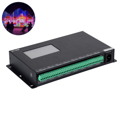 GloboStar® 90147 SEEKWAY SY-418 - Professional Master Controller - Full Colour LED Digital SPI Pixel Control System - Controller για Ψηφιακά Προϊόντα LED Digital Pixel TTL & DMX512 - Single Colour & RGB & RGBW - Synchronous & Asynchronous - 3 Χρόνια Εγγύηση