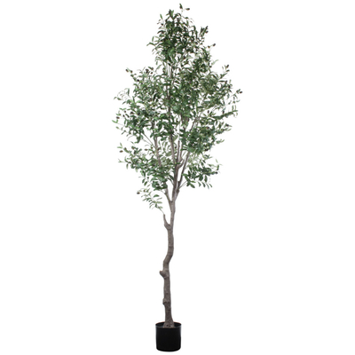 GloboStar® Artificial Garden OLIVE TREE 20429 Τεχνητό Διακοσμητικό Δέντρο Ελιά Υ240cm