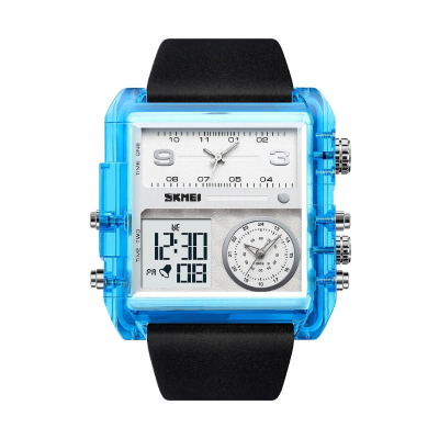 Ψηφιακό/αναλογικό ρολόι χειρός – Skmei - 2020 - Blue