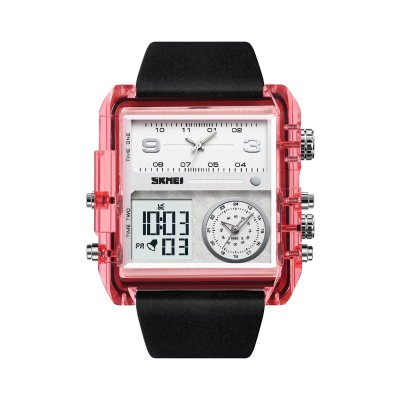 Ψηφιακό/αναλογικό ρολόι χειρός – Skmei - 2020 - Pink