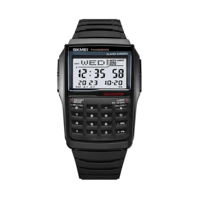 Ψηφιακό ρολόι χειρός με πληκτρολόγιο – Skmei - 2255 - Black