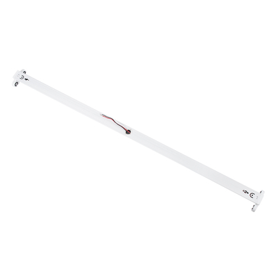 GloboStar® TUBATO 60152 Μεταλλικό Σκαφάκι για 2 x Λάμπες 90CM T8 G13 LED AC 220-240V IP20 Μ90 x Π7.2 x Υ4cm - 5 Χρόνια Εγγύηση